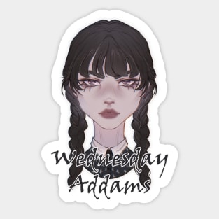 Wednesday Addams Sticker